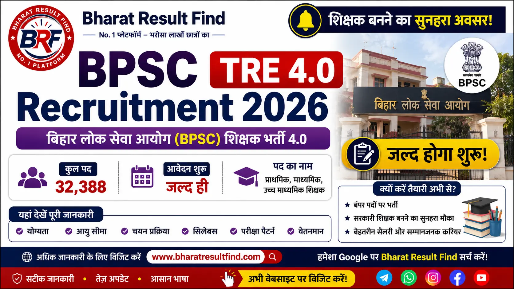 BPSC TRE 4.0 Recruitment 2026
