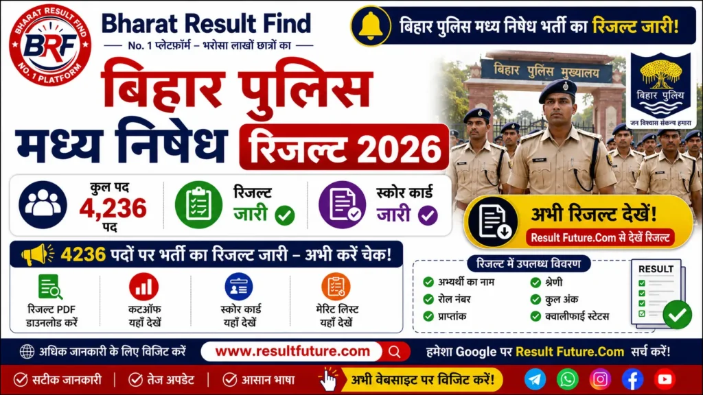 Bihar Police Madhya Nishedh Result 2026