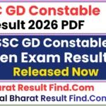 SSC GD Constable Result 2026