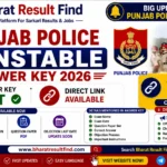 Punjab Police Constable Answer Key 2026