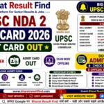 UPSC NDA 2 Admit Card 2026