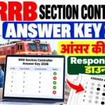 RRB Section Controller Answer Key 2026